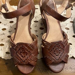 Frye platform sandals 8.5